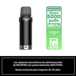 NexPOD Recarga 5000 Puffs Monster Ice