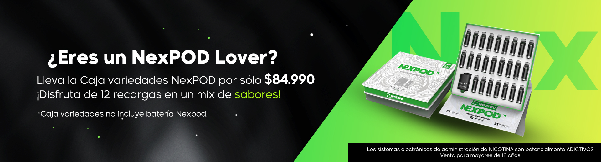 nexpod caja variedad