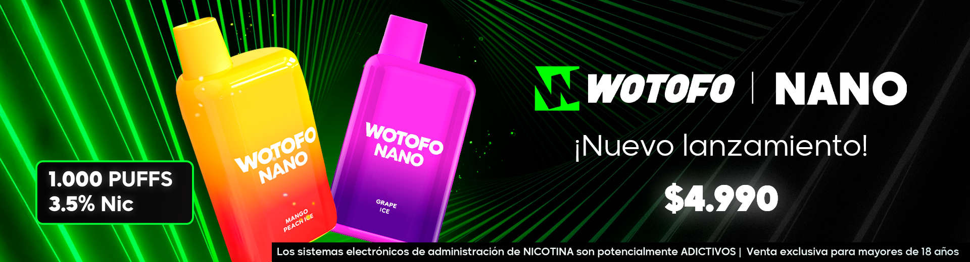 vapes wotofo en Chile