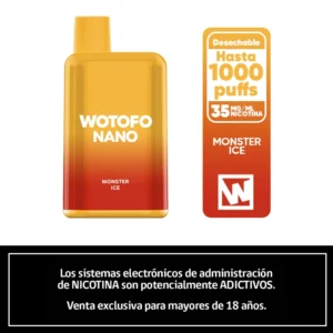 Wotofo Nano 1000 Puffs - Monster Ice
