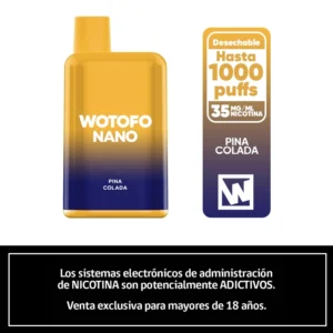 Wotofo Nano 1000 Puffs - Piña Colada