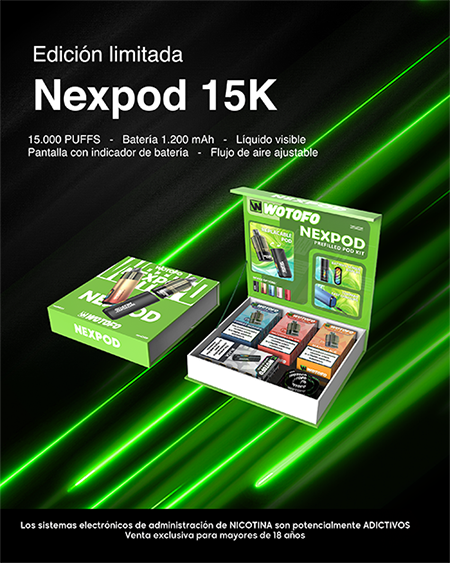 vaporizador nexpod 15k