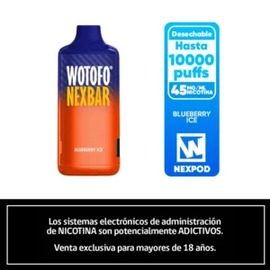 Nexbar 10000 Puffs - Blueberry Ice