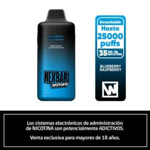 Nexbar 25K Puffs – Blueberry Raspberry