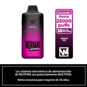 Nexbar 25K Puffs – Grape Ice