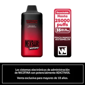 Nexbar 25K Puffs – Peach Mango Watermelon en Chile