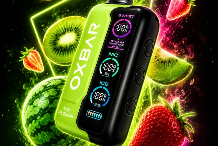 Review Oxbar Tri Fusion 45K Puffs – Strawberry Kiwi Watermelon