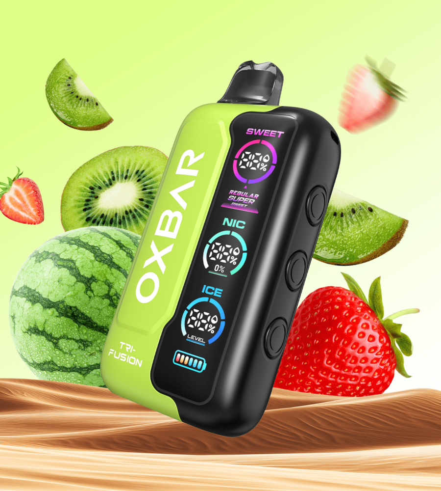 Review Oxbar Tri Fusion 45K Puffs - Strawberry Kiwi Watermelon