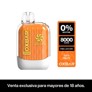 Oxbar G8K 8000 Puffs – Tutti Frutti (ZERO NIC)