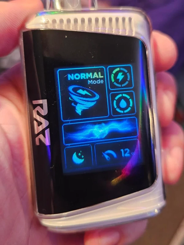 vape con pantalla led