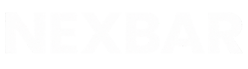 nexbar logo white