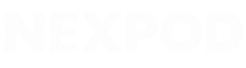 nexpod logo white